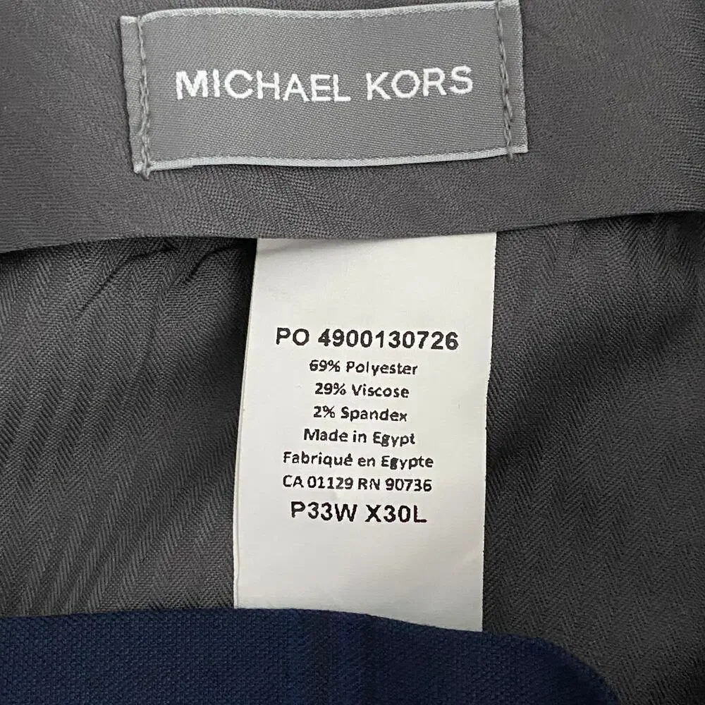 Michael Kors Dress Pants Passport Collection Men's 33